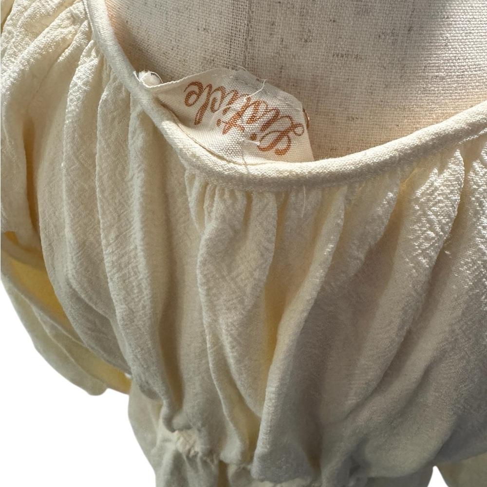 Cream Crotchet Dress S - Picture 6 of 6